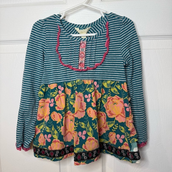 Matilda Jane Gallant Ruffle Back Tunic Once Upon A Time Size 4 GUC - Picture 2 of 7